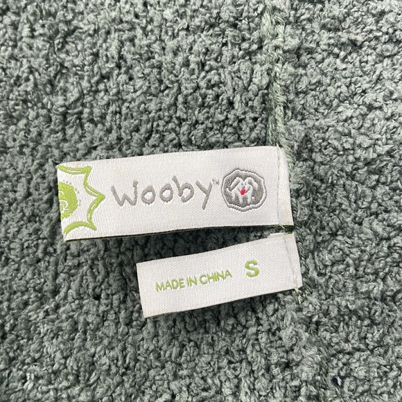 Wooby green v-neck long sleeve knit sweater women’s size small stretch material - Picture 7 of 11